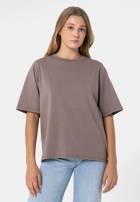 Oversized Premium T-shirt DONKERBEIGE - Image 2