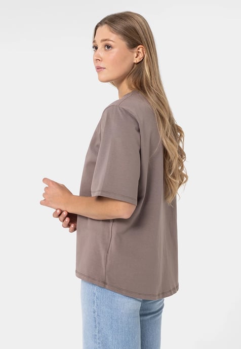 Oversized Premium T-shirt DONKERBEIGE - Image 4