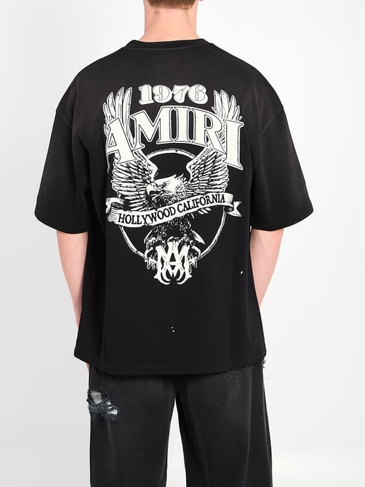Överdimensionerad t-shirt med örn - Image 4