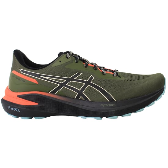 Asics GT-1000 13 TR Mens Dark Green Running Shoes - Image 1