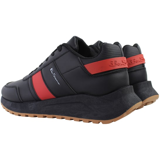 Ben Sherman Jackman Retro Mens Black Trainers - Image 3