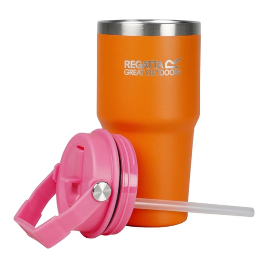 Regatta Thermulate Geïsoleerde Tumbler 600 ml (Sinaasappelschil/Roze limonade) - Image 3