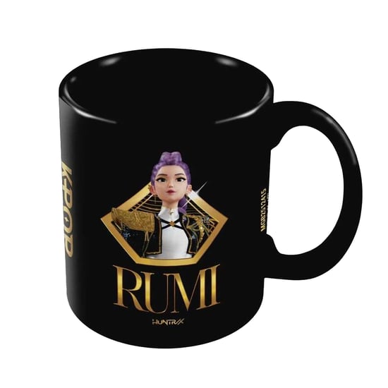 K-Pop Demon Hunters Portret Rumi Mok (Zwart/Goud) - Image 1