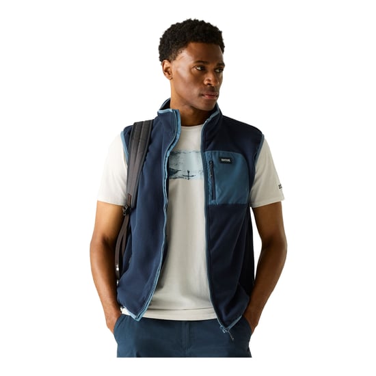 Regatta Professional Heren Frankie Fleece Gilet (Marine/China Blauw) - Image 4