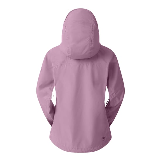 Dare 2B Womens/Ladies Breathe Easy Waterproof Jacket (Dusky Orchid) - Image 2