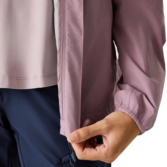 Dare 2B Womens/Ladies Breathe Easy Waterproof Jacket (Dusky Orchid) - Image 3