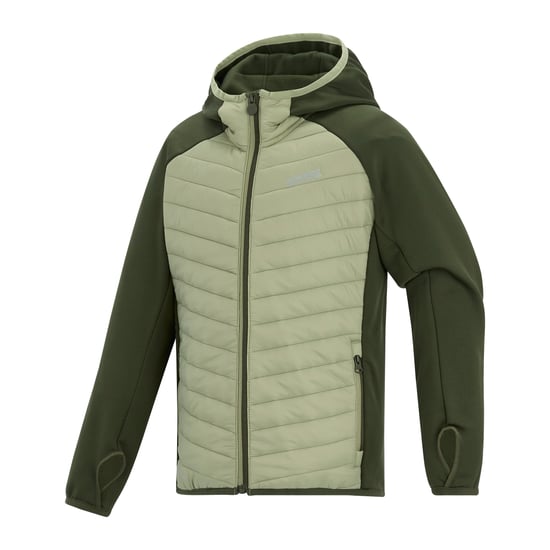 Regatta Andreson Hybride Gewatteerd Jasje voor Kinderen/Kinderen (Donker Khaki/Licht salie) - Image 3