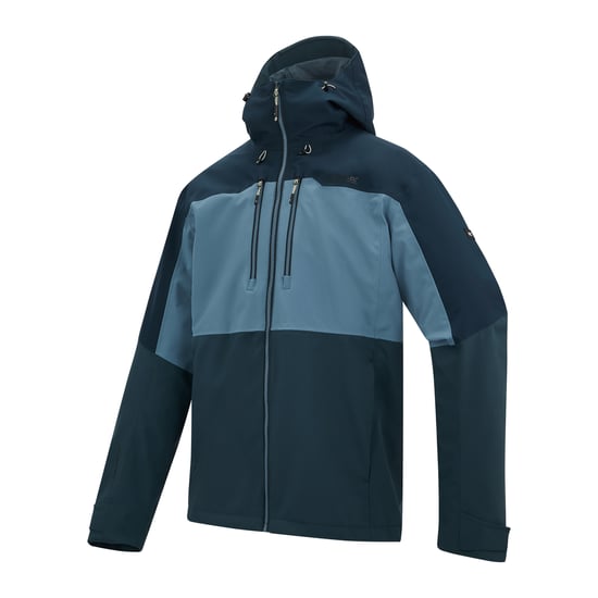 Regatta Mens Maland II Waterproof Jacket (China Blue/Navy/Night Sky) - Image 3