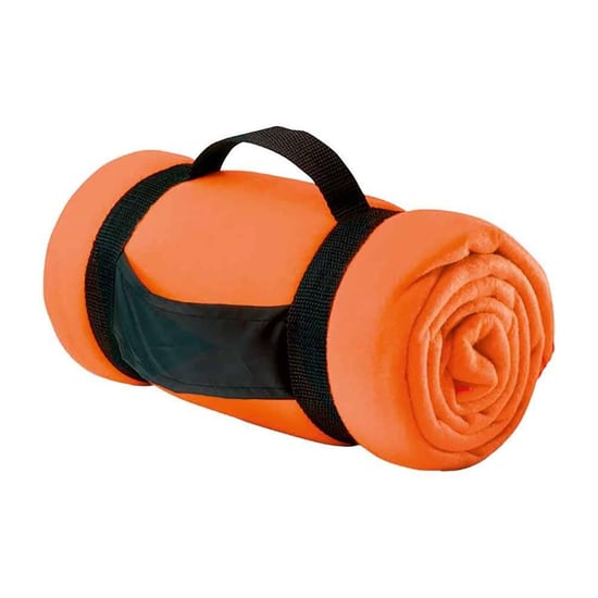 SOLS Stavenger Plaid Deken van Fleece (Helder oranje) - Image 1