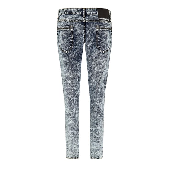 Women's Criminal Damage Skinny Jean in White - Image 2