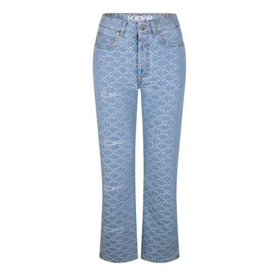 Women's Off White Off Mono 90s Denim in Light Blue - Image 1