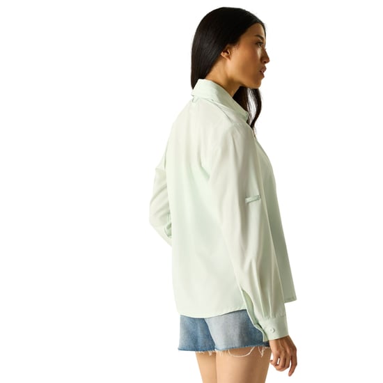 Regatta Dames/Dames Travel Light Anti-Insect Shirt Met Lange Mouwen (Oceaannevel) - Image 5