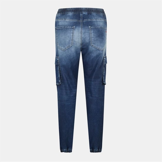 Women's Diesel Carpenter Tapered Fit Jeans in Blue Denim - Image 2
