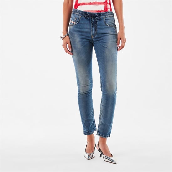 Women's Diesel Krly Jog Pant jn in Blue Denim - Image 3