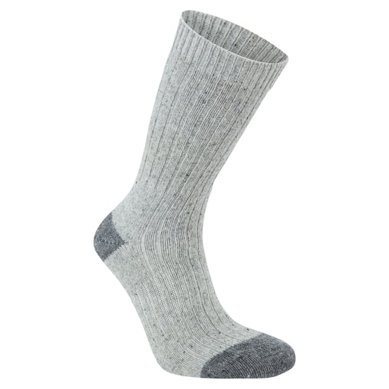 Craghoppers Unisex Adult Torver Walking Socks (Light Grey/Black Pepper) - Image 1