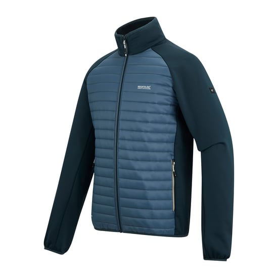 Regatta Clumber Hybrid Jacket för herrar (China Blue/Night Sky) - Image 3