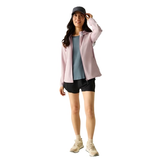 Regatta Dames/Dames Nayna Fleece Jas (Lila poeder) - Image 5