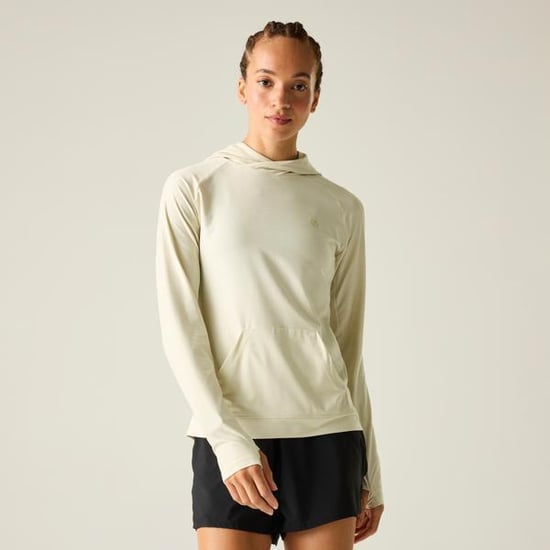 Dare 2B Womens/Ladies The Laura Whitmore Edit Sprint City Lightweight Hoodie (Almond Milk) - Image 1
