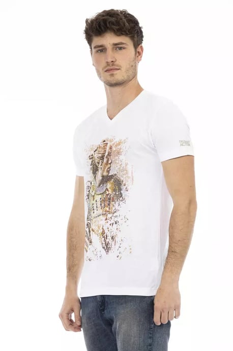 Trussardi Action Witte Katoenen T-Shirt - Image 2