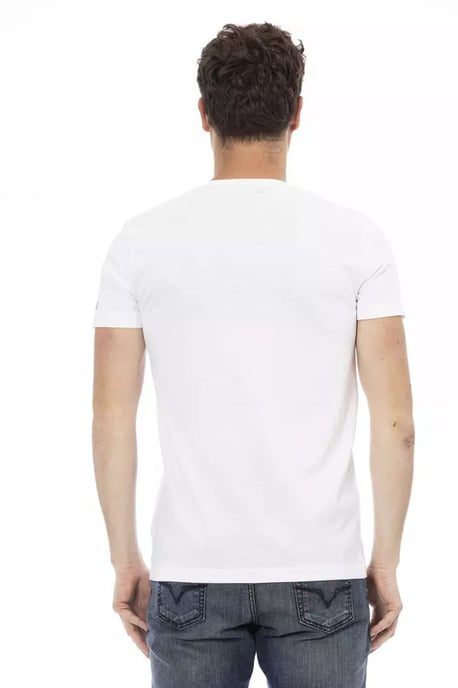 Trussardi Action Witte Katoenen T-Shirt - Image 3