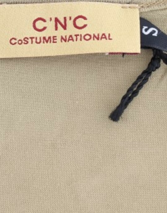 Costume National Groene bedrukte korte mouwen T-shirt - Image 6