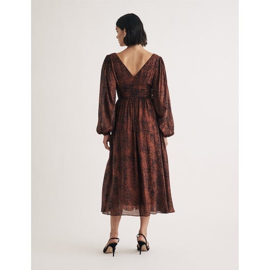 Women's Nobodys Child Aine Midi Dress in Multi - Image 2