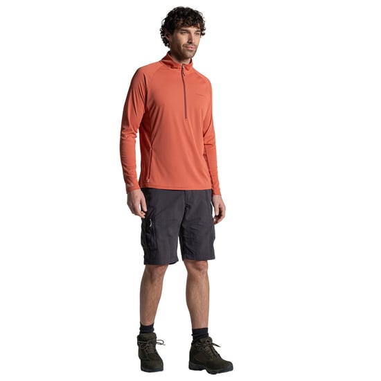 Craghoppers Herr Nosilife Half Zip Tröja (Mörk Sahara) - Image 4