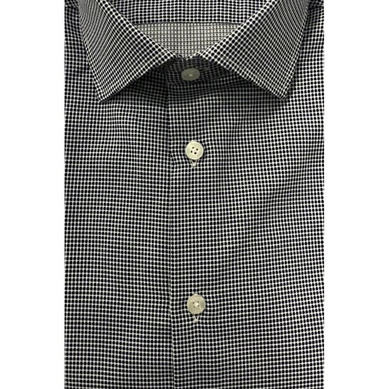 Baldinini Trend Blue Cotton Men Shirt - Image 3
