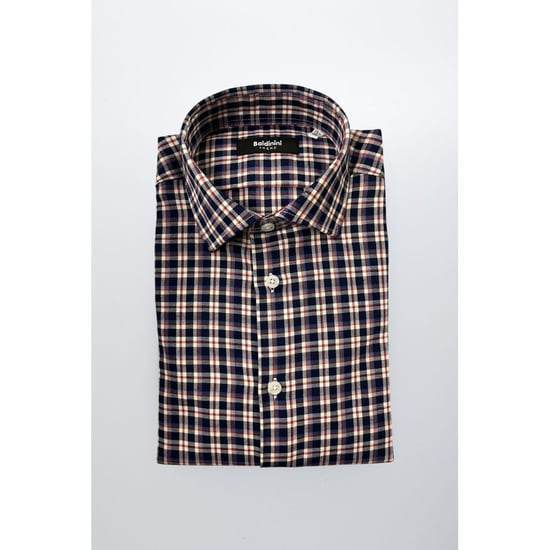 Baldinini Trend Multicolor Cotton Men Shirt - Image 1