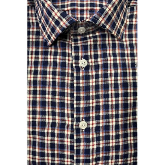 Baldinini Trend Multicolor Cotton Men Shirt - Image 3