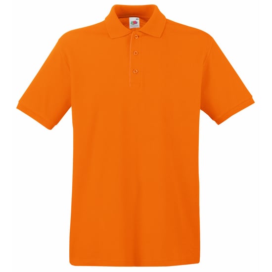 Fruit Of The Loom Premium Heren Poloshirt Met Korte Mouwen (Oranje) - Image 1