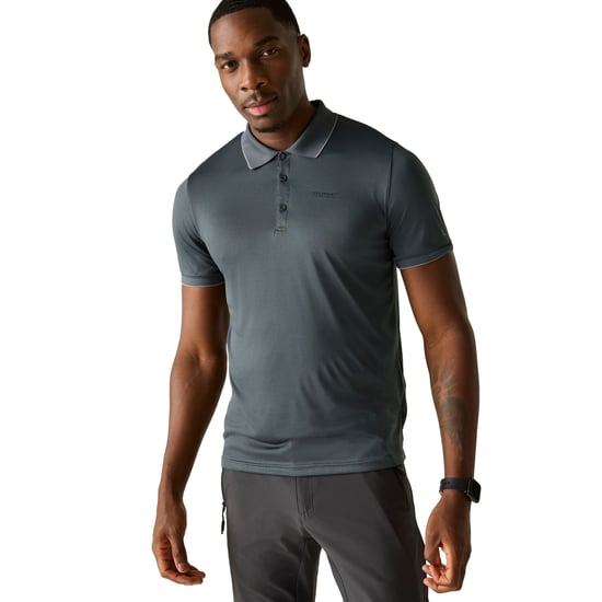 Regatta Heren Remex II Jersey Poloshirt (Donkere Storm Massief) - Image 4