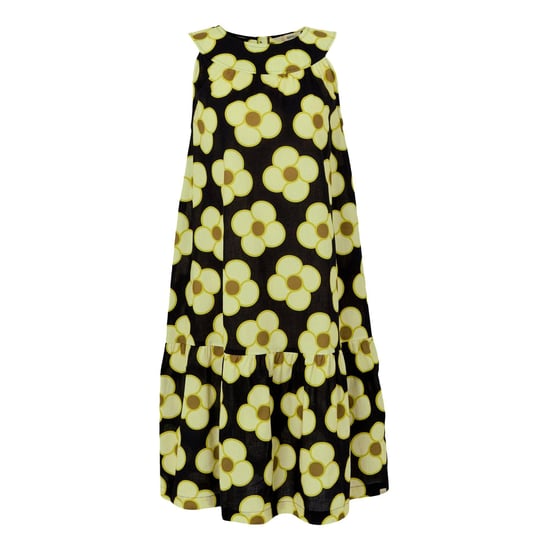 Regatta Womens/Ladies Orla Kiely II Spinning Flower Sleeveless Summer Dress (Black) - Image 1