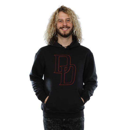 Marvel Heren Daredevil Logo Outline Hoodie (Zwart) - Image 2