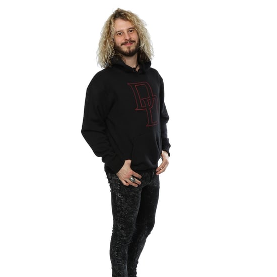 Marvel Heren Daredevil Logo Outline Hoodie (Zwart) - Image 4