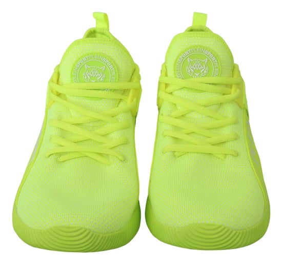 Philipp Plein Groene CARTER Logo Hi-Top Sneakers Schoenen - Image 2