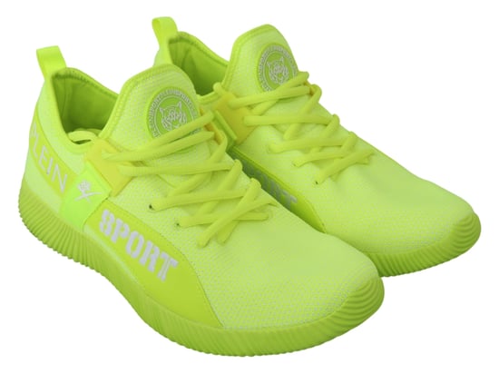 Philipp Plein Groene CARTER Logo Hi-Top Sneakers Schoenen - Image 3