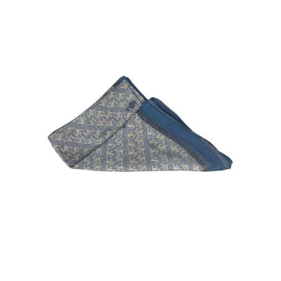 Borbonese Blå Siden Scarf för Kvinnor - Image 4
