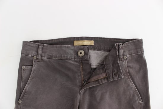 Ermanno Scervino Grijze Slim Jeans Denim Broek Skinny Leg Stretch - Image 5