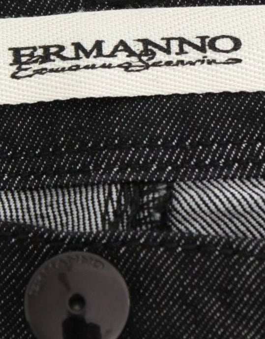 Ermanno Scervino Zwarte Slim Jeans Denim Broek Skinny Pijp Stretch - Image 6