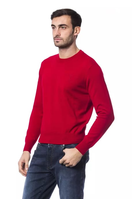 Billionaire Italiaanse Couture Rode Merinowol Heren Trui - Image 2
