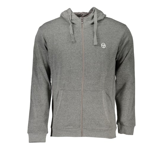 Sergio Tacchini Grigio Cotton Men's Hooded Sweatshirt - Image 1