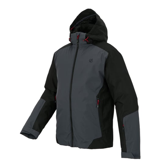 Dare 2B Heren Precision II Ski jas (Zwart/Ebbenhout/Vaarrood) - Image 3