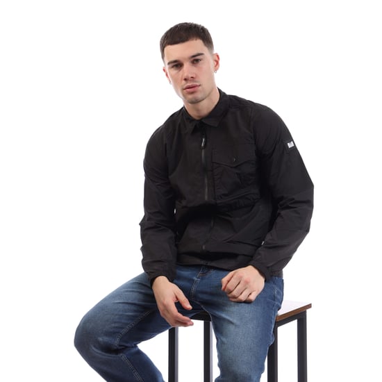 Weekend Offender Granville Overshirt för herrar (Svart) - Image 4