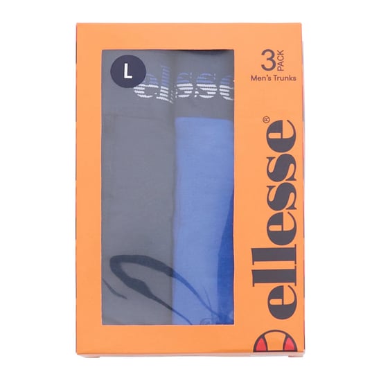 Ellesse Heren Muxel888 Boxershorts (Set van 3) (Marineblauw/Lichtblauw) - Image 2