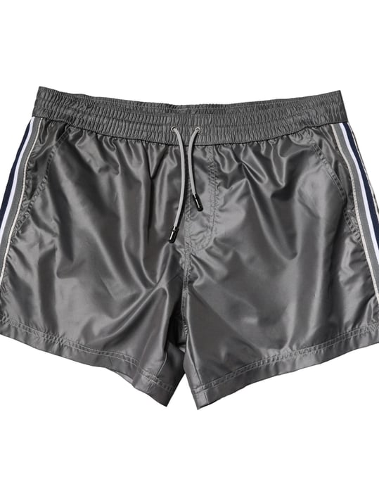 Dolce & Gabbana Grijze Polyester Midden Taille Casual Bermuda Shorts - Image 5