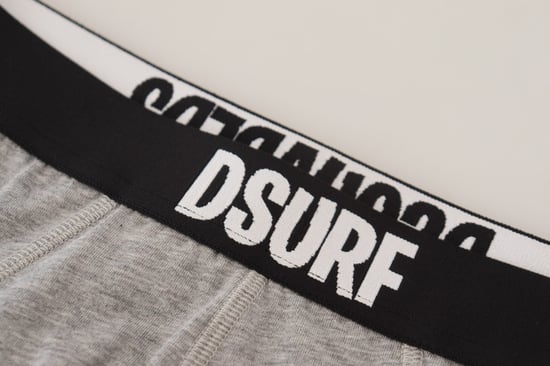Dsquared² Grijze DSURF Logo Katoen Stretch Heren Slip Ondergoed - Image 2