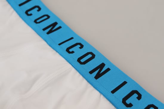 Dsquared² Witte Icon Logo Katoen Stretch Heren Brief Ondergoed - Image 3