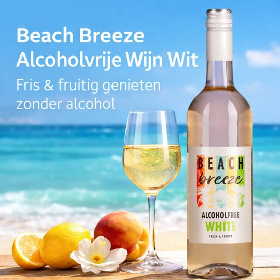 Selected by Bollenstreekwijn Beach breeze alcoholvrije wijn wit - Image 3