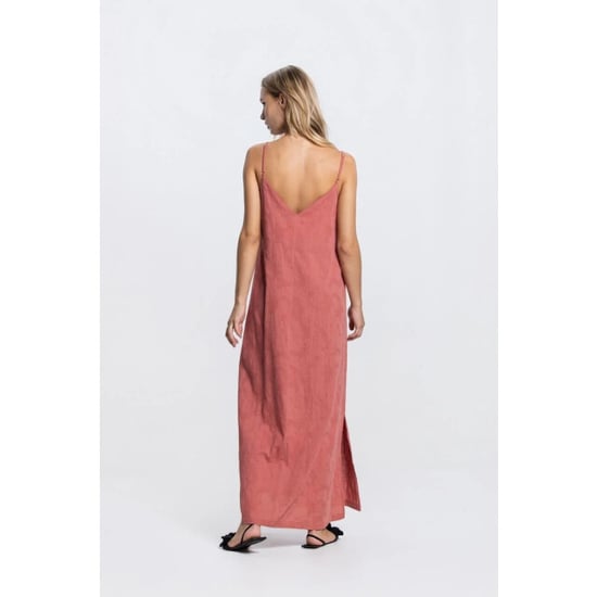 Jansen Amsterdam Pascalle jurk cj595 long spaghetti sleeve blush - Image 2